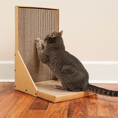 Griffoir en carton confortable et pratique pour chat