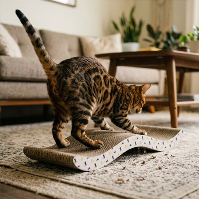 griffoir Chat carton moderne