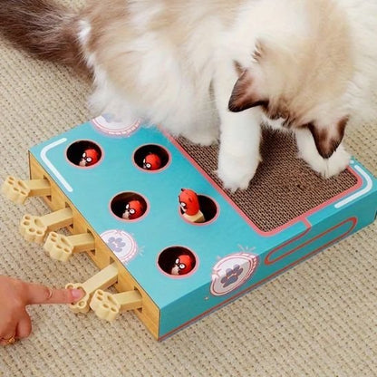 Griffoir chat des petites souris se cachent