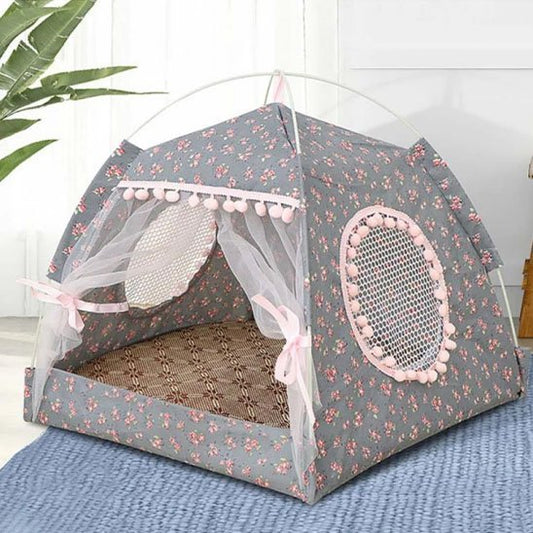 Niche chat | Cocon Douillet gris