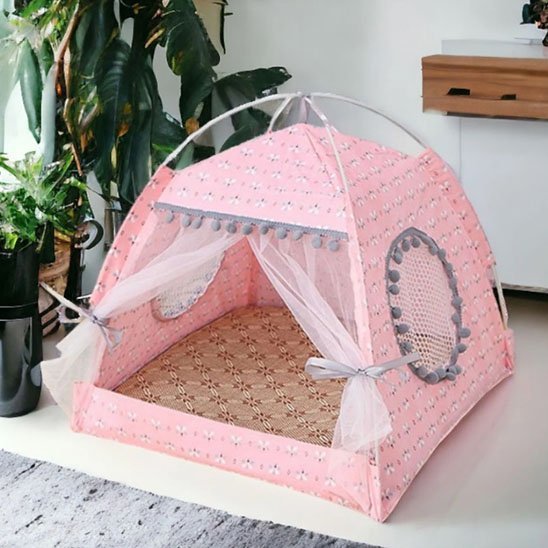 Niche chat | Cocon Douillet ros