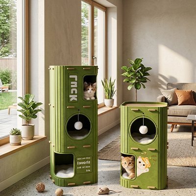 Niche pour chat Cachettes sécurisantes