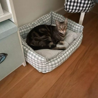 Panier Douillet pour Chat | Coton Thermorégulateur - Chatsadore.com