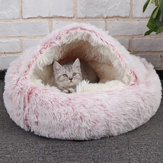 Panier pour Chat Donut Douillet | Premium - Chatsadore.com