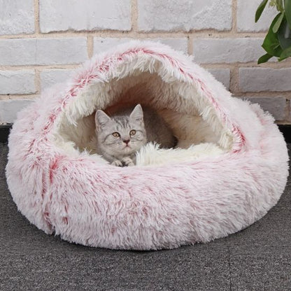 Panier pour Chat Donut Douillet | Premium - Chatsadore.com