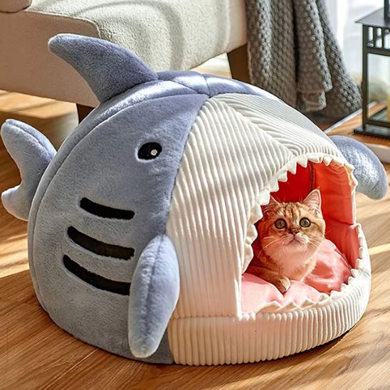PANIER REQUIN POUR CHAT | Cocon Douillet 100% Coton - Chatsadore.com